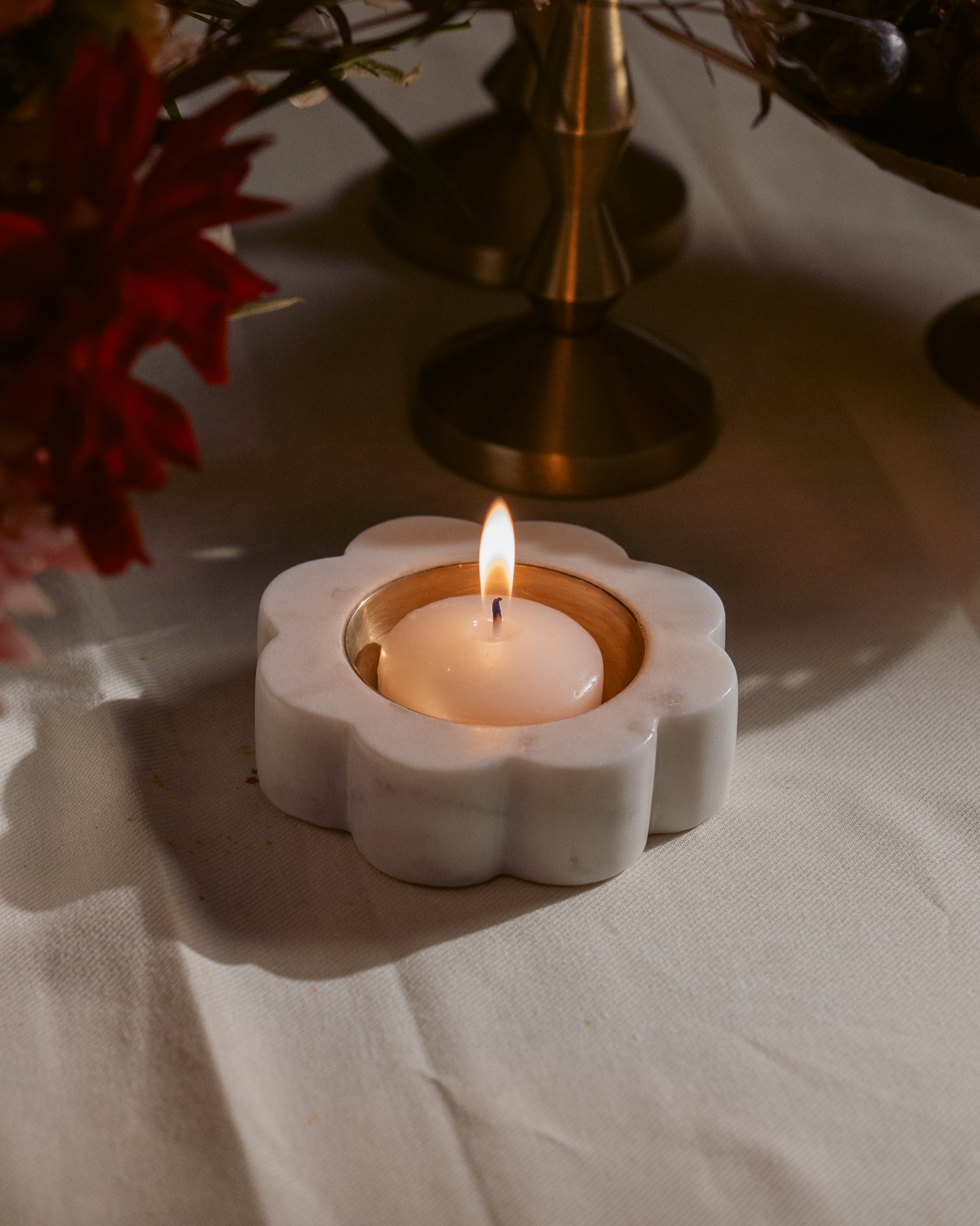 Flower Candleholder (Diya)