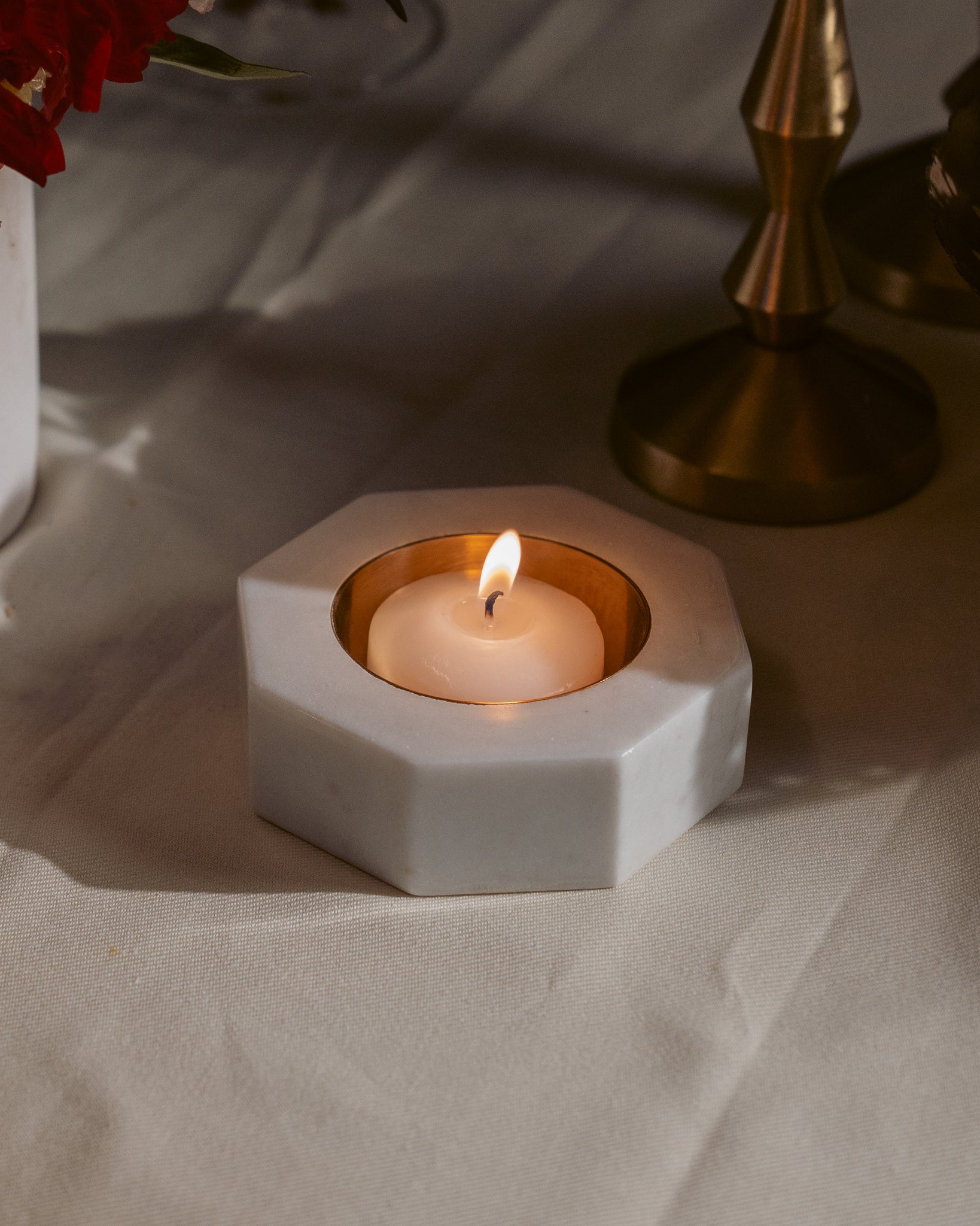 Hexagon Candleholder (Diya)